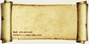 Ivana Trakilović vizit kartica